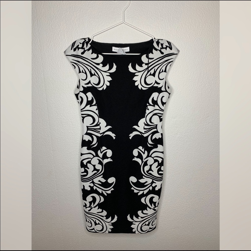 Maggy London black and white dress
